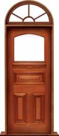edwardian: single door + sidelight on left