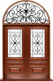 sovereign iron: double door + sidelight on right