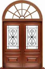 sovereign iron: double door + sidelight on right
